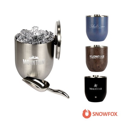 Snowfox 3L Double Wall Stainless Steel, Vacuum Insulated Ice Bucket