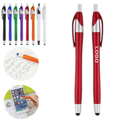 Touch Screen Ballpoint Pen W/ Stylus