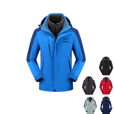 3 in 1 Winter Coat Windproof Snow Ski Jacket