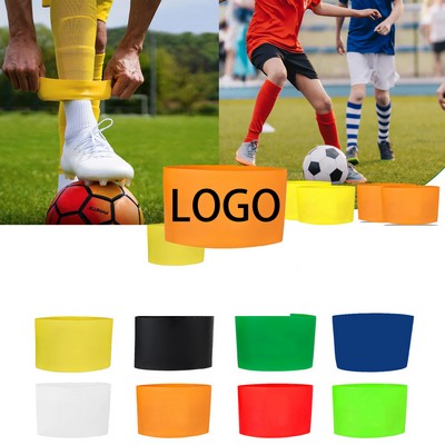 Soccer Sock Covers Anti-Slip Socks Shin Guards Leg Warmers