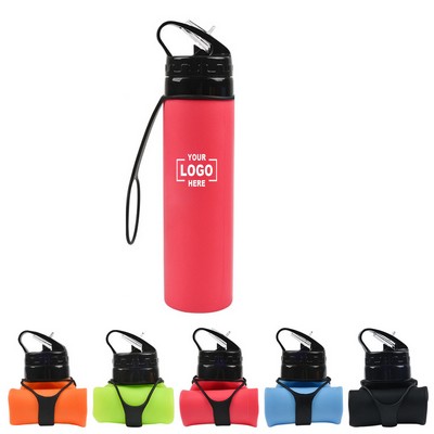 20 oz. Foldable Silicone Bottle