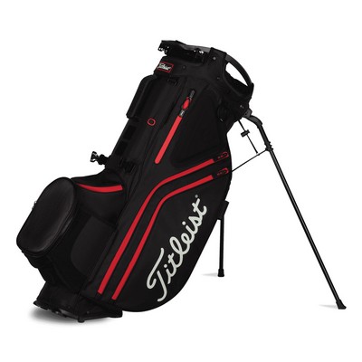 Titleist Hybrid 14 2023 Stand Bag - Black/Black/Red