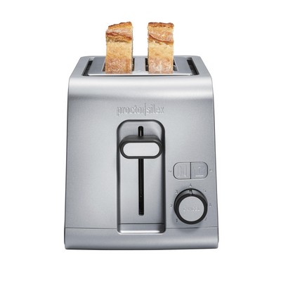 Proctor Silex 2 Slice Toaster Black And Stainless Finish