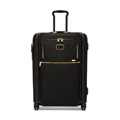 Tumi Alpha Short Trip Expandable 4 Wheeled Packing Case Luggage - Black/Gold