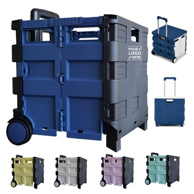 45L Mobile Folding Cart With Lid