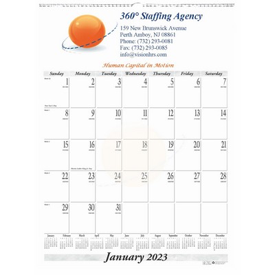 Wall Calendar (18"x24")