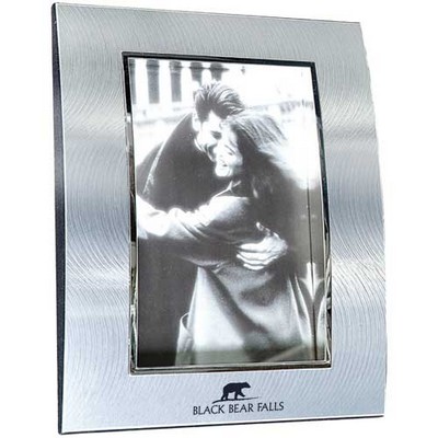 2-Tone Curved Metal Picture Frame for 5x7 pictures