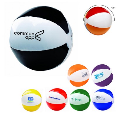 12" Two-Tone Beach Ball