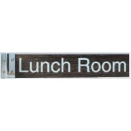 #55 Engraved Wall Bracket Sign (1 Line / 2"x10")