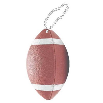 Football Promotional Key Chain w/ Black Back (10 Square Inch)