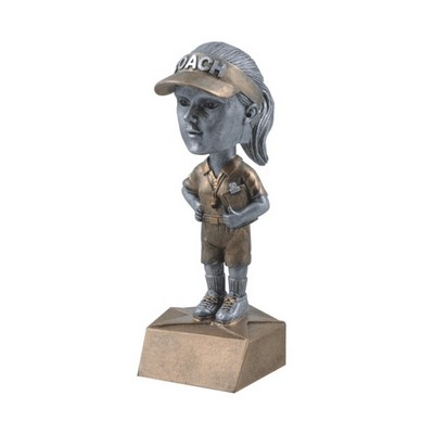 Female Coach Bobble Head (6")