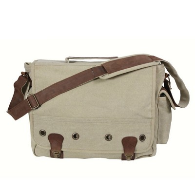 Vintage Khaki Trailblazer Laptop Bag