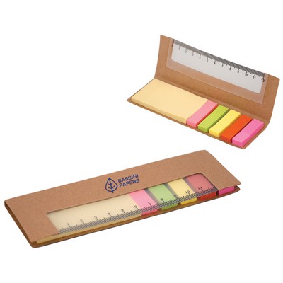 300 Sticky Notes/Ruler