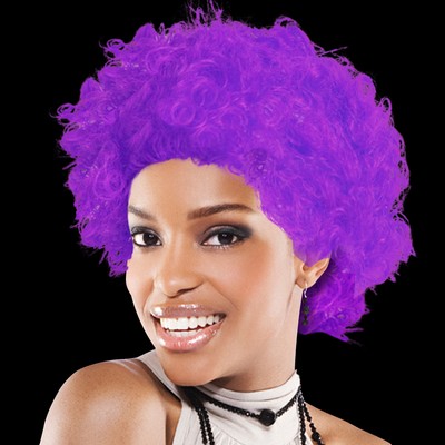 Adult Size Team Spirit Wig (Purple)