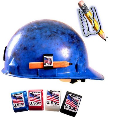 Hard Hat Adhesive Accessory Pencil Holder Clip Customized