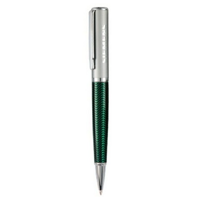 Waves Translucent Ballpoint Twist Action Pen