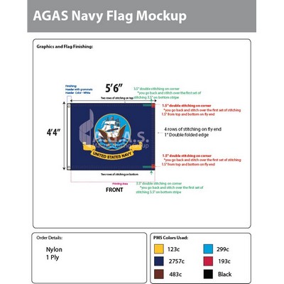 Navy Flags 52x66 inch