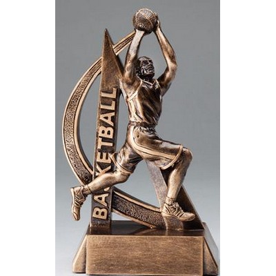 Basketball, Male Figure, Ultra Action Sport Resins - 6-1/2"