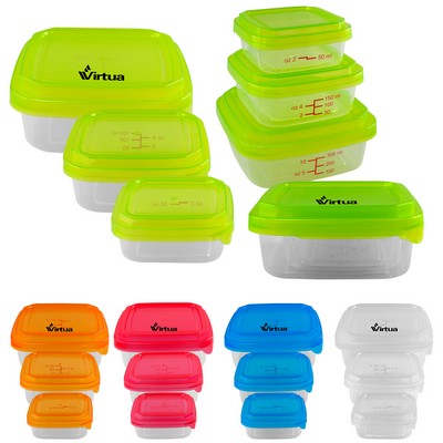 Square Portion Control Containers