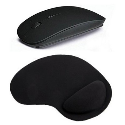 Kidder iBank® 2.4GHz Wireless Mouse + Wrist Rest Mouse Pad