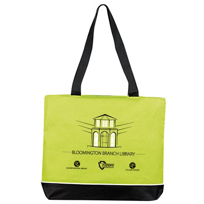 Zipper Shoulder Tote