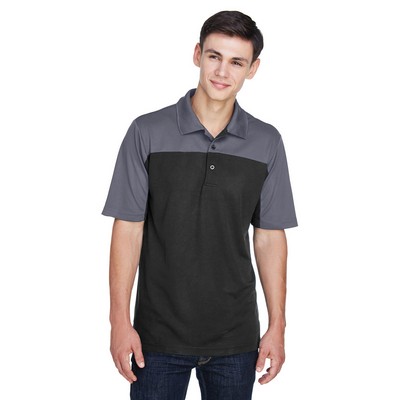 CORE 365 Men's Balance Colorblock Performance Piqué Polo