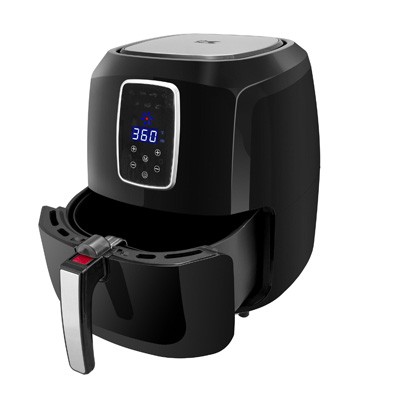 Black And Stainless Steel XL Digital Family Airfryer