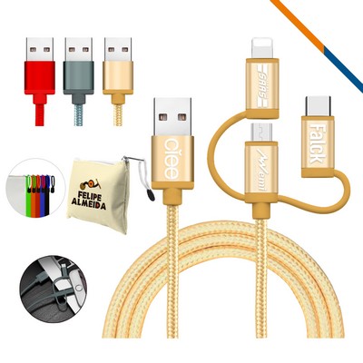 Welsh 3in1 Charging Cable