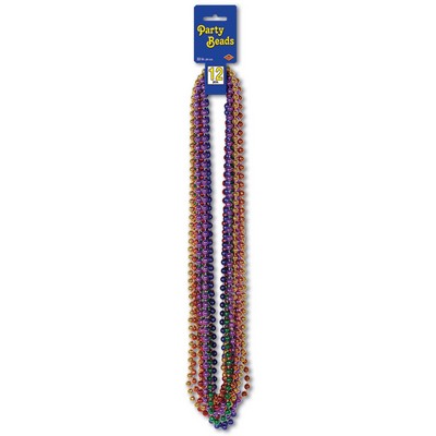 Mardi Gras Small Round Party Beads