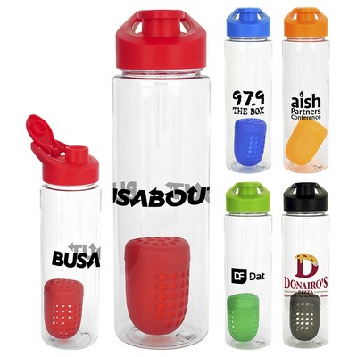 Easy Pour 24 oz. Colorful Bottle with Floating Infuser