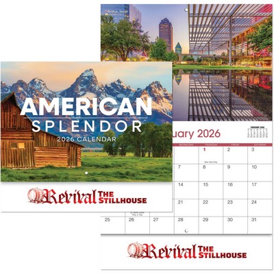 American Splendor Stapled Wall Calendar