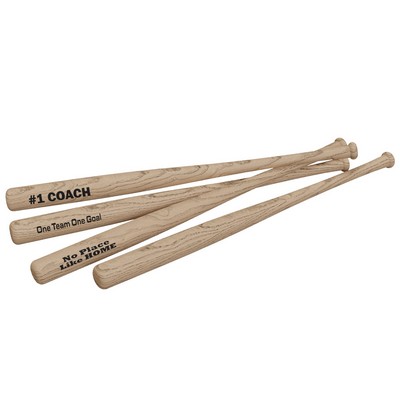 28" Natural Finish Imprinted Novelty Baseball Bat