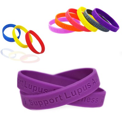 Debossed Silicone Bracelet Wristband