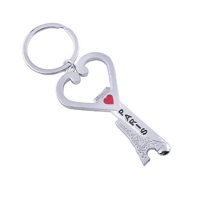 Tower Shape Keychain Bottle Opener