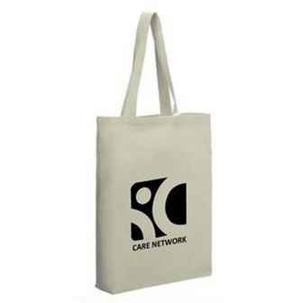 Q-Tees® Economical Tote Bag w/Bottom Gusset