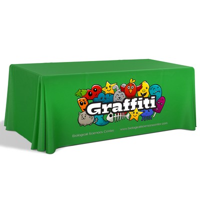 6' Premium Draped Standard Table Cover(Full Color Dye Sublimation)