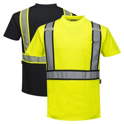 Lacovia Hi Vis Short Sleeved T-Shirt, Class 2