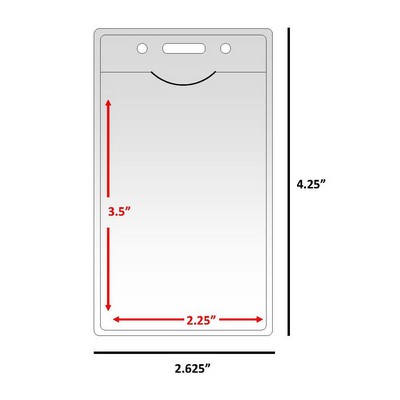 2x3 Vertical Badge Holder