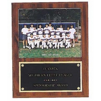 Airflyte® American Walnut Plaque w/Photo Insert (12"x 15")