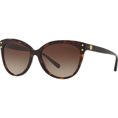 Michael Kors® Women's Dark Tortoise Brown Cat Eye Sunglasses