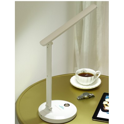 Round Multi-Functional Foldable LED Desk Lamp w/USB Charging