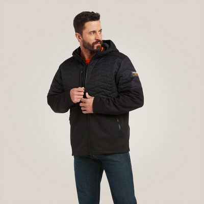 Ariat® Men's Black Rebar® Black Cloud 9 Insulated Jacket