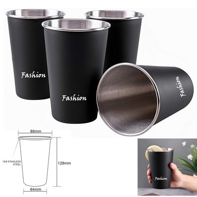 16oz Premium Stainless Steel Pint Cups