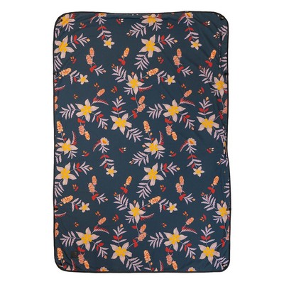 Coalatree Kachula Adventure Blanket, Navy Blue Wildflower