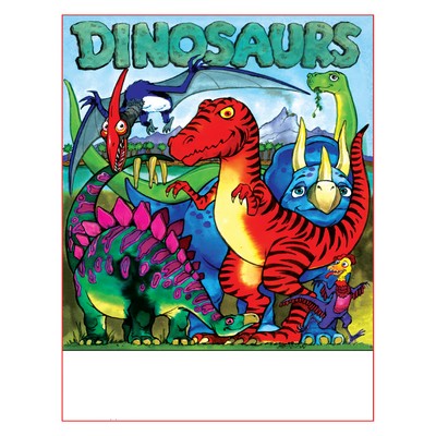 Dinosaurs Imprintable Coloring Book