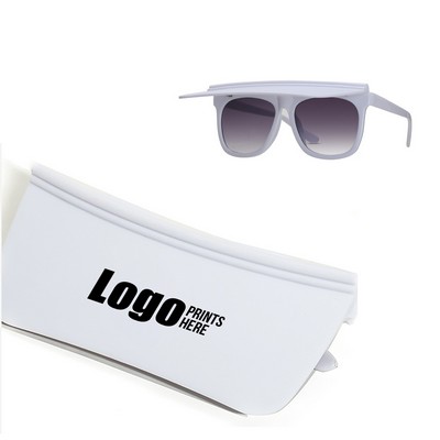 Sunglasses w/Foldable Visor Attached