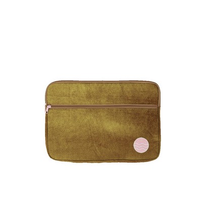 15" Zippered Pocket Laptop Sleeve (Corduroy)