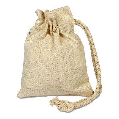 Single Cord Drawstring Pouch - Blank (4" x 5")