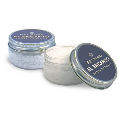 3 oz. Aromatherapy Bath Salts Jar with Silver Lid