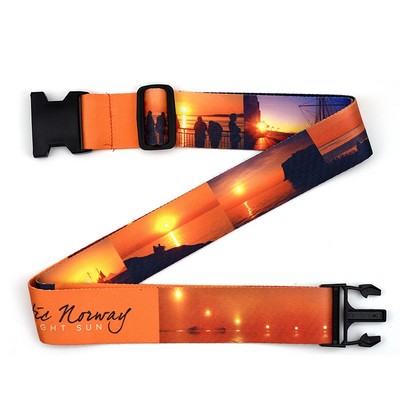 Dye-Sublimated Luggage Straps w/Buckle